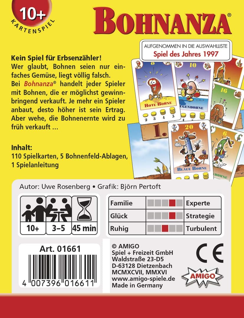 Amigo 01661 Bohnanza Game for 10 Jahre to 99 Jahre - 3
