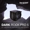 be quiet! Dark Rock Pro 5 Air CPU Cooler, Immensely High Airflow, 7 High-Performance Copper Heat Pipes, Silent Wings 120mm PWM Fan, Silent Wings 135mm PWM Fan, Virtually Inaudible Operation, BK036 - 8