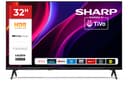 Sharp 32HE2345E - TiVo TV, 32 inch HD, Frameless, 60Hz, HDR10, 2 x 8 W Sound, HDMI 3, USBx2, Black - 1