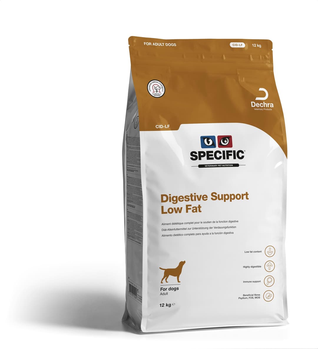 Dechra Specific CID-LF Canine Digestive Support Low Fat Omega-3 12kg