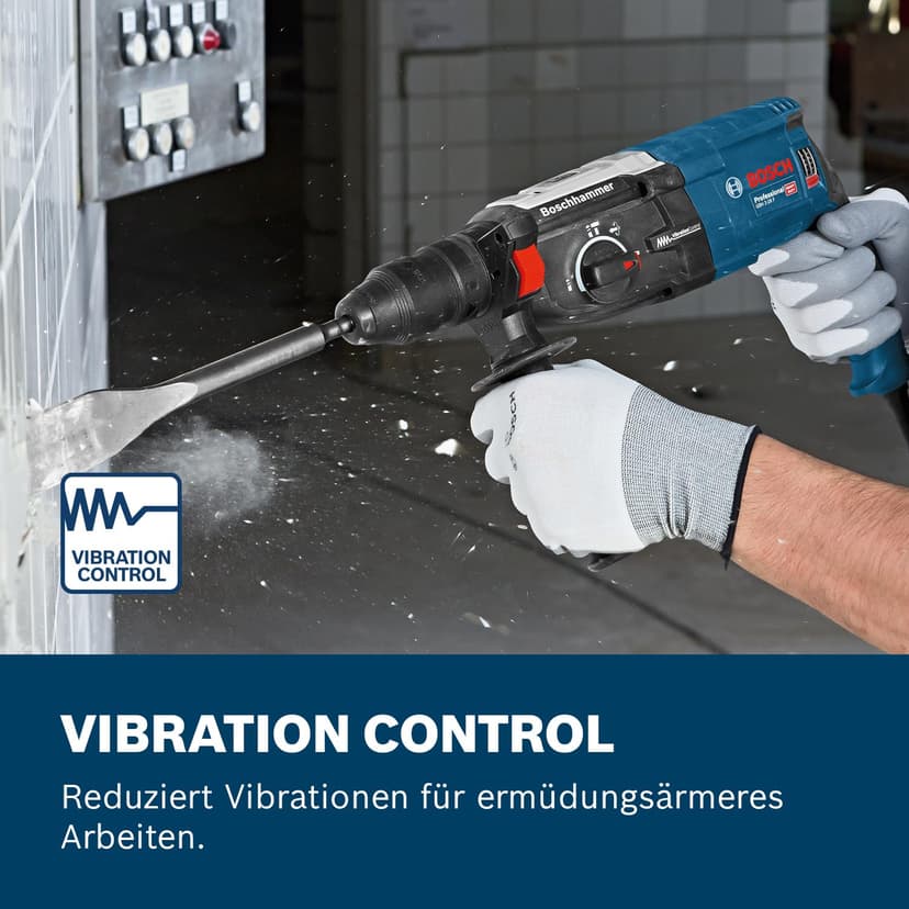 Bosch Professional GBH 2-28 F rotary hammer (SDS plus quick-change chuck, 13 mm keyless chuck, carrying case) - 5