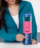 Nutribullet Flex 590ml, Portable Blender with Drinking Lid, Detachable Knives, USB-C Rechargeable, Ice Crushing and Frozen Fruit, Wire Glue, To-Go Blender with BPA Free Cup, NBP013BL, Blue - 7