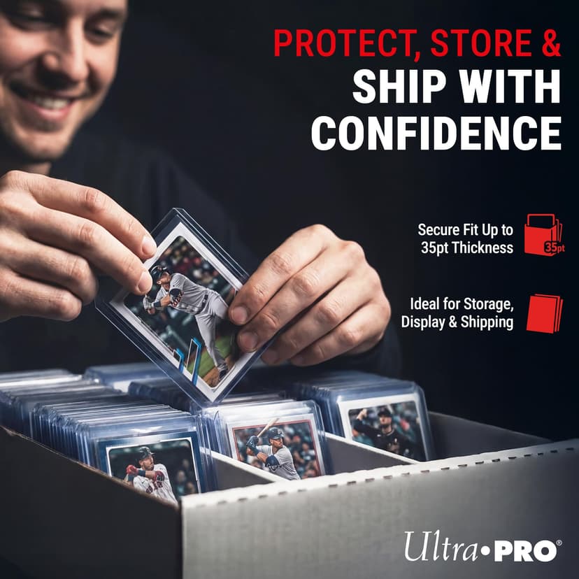 Ultra Pro 3" x 4" Trading Card Toploader & Card Sleeve Bundle (200 ct.) - 4