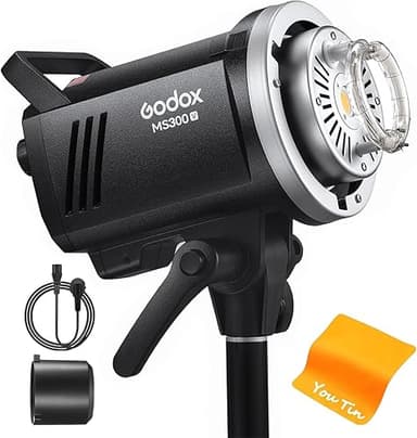 Godox MS300-V 300W Studio Flash with Upgraded LED Modelin…