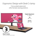 ASUS ProArt Display PA348CGV Professional Monitor – 34-inch, IPS, 21:9, UWQHD (3440 x 1440), Color Accuracy ΔE < 2, Calman Verified, 98% DCI-P3, USB-C, 120Hz, FreeSync Premium Pro, Ergonomic Stand - 5