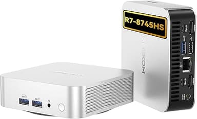 GEEKOM A8 Mini PC (Windows 11 Pro), with AMD Ryzen 7 8745…