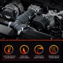 Frankberg Air Intake Hose Petrol Compatible with Aveo/Kalos Hatchback T250 T255 1.2L 1.4L 2006-2024 Kalos Saloon KLAS 1.4L 2002-2004 Replace# 96536712 - 7