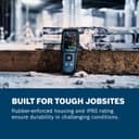 Bosch Professional pinless Moisture Meter GMM 1-15 (Non-invasive, Measures 37 Wood Types and 10 Building Materials, IP65 Rating, 2X AA Batteries, Pouch) - 5