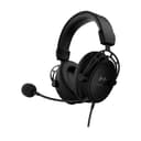 HyperX Casque de jeu Cloud Alpha S pour PC et PS4, son surround 7.1, basses réglables, haut-parleurs à deux pièces, mixeur de discussion, microphone antibruit de fond, noir - 1