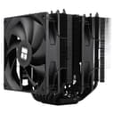 Thermalright TR Phantom Spirit 120 SE BLACK CPU Cooler, Dual TL-C12B V2 PWM Fan and Double Towers, 7 Heatpipes Heatsink Cooler, for AM4/AM5 & Intel LGA1851/115X/1200, Computer CPU Cooling, Black - 1