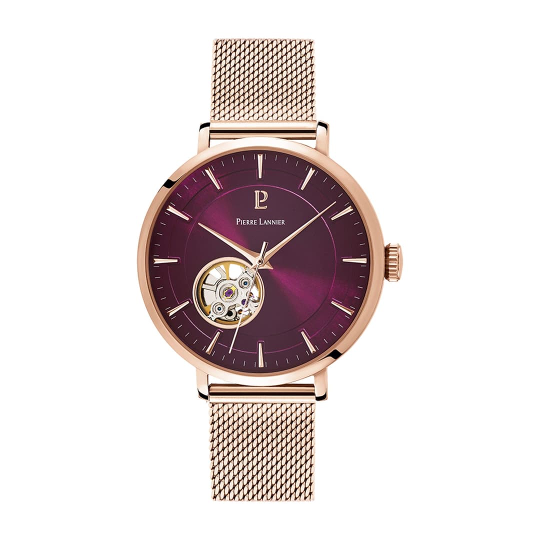 Pierre Lannier Automatic Watch 307F988, Purple, Elegant, Purple, Elegant