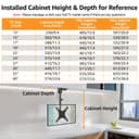 ELIVED Flip Down Ceiling TV Mount Fits 14-42 Inch LCD TV/Monitor Screens up to 10KG, Height Adjustable Full Motion TV Bracket for Flat/Pitched Roof/Cabinet, Max VESA 200x200mm, EV3030 - 7
