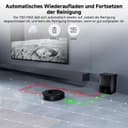 MONSGA Robot Aspirateur Laveur, 5000Pa Puissance, 180min Aspirateur Robot, 3.5L Sation Auto-vidage, LiDAR Navigation,Cartographie,Évitement d'Obstacles, pour Tapis et Poils d'animaux, App/Remote/Alexa - 8
