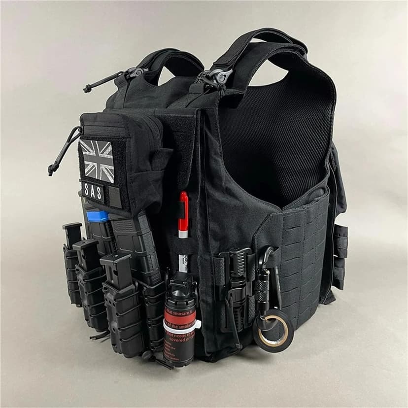 COD Ghost Style Chest Equipment Full Set Tactical Airsoft Outdoor Hunting Gear Breathable Vest Pouch Set - 3
