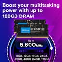 Crucial DDR5 RAM 32GB Kit (2x16GB) 5600MHz SODIMM, Laptop Computer Memory, Mini PC (or 5200MHz, 4800MHz) CL46 - CT2K16G56C46S5 - 3