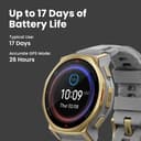 Amazfit T-Rex 3 Pro Outdoor Smart Watch 44mm Sapphire AMOLED Display with Flashlight, Ti Bezel, Dual Band GPS, Offline Maps, 17 Days Battery, 10 ATM, 180+ Sports Mode for Android & iPhone, Arctic Gold - 4