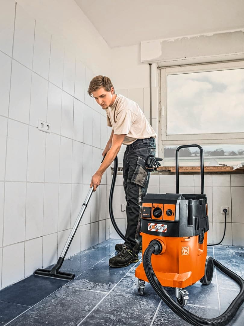 FEIN Dustex 35 LX AC Powerful Wet/Dry Vacuum Cleaner Dust Class L with Fully Automatic Filter Cleaning for Attaching Various Case Systems Including Extensive Accessories - 2