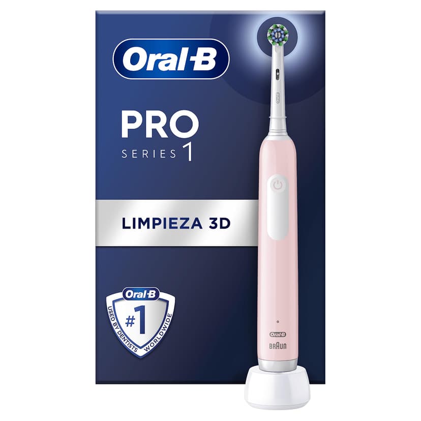 Oral-B Pro Series 1 Electric Toothbrush Pink 1 Brush Designed by Braun - 1