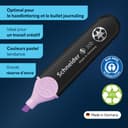 Schneider Job 150 Pastel Highlighters Recycled Plastic Awarded with The Blue Angel Pack of 8 Assorted Colours - 2