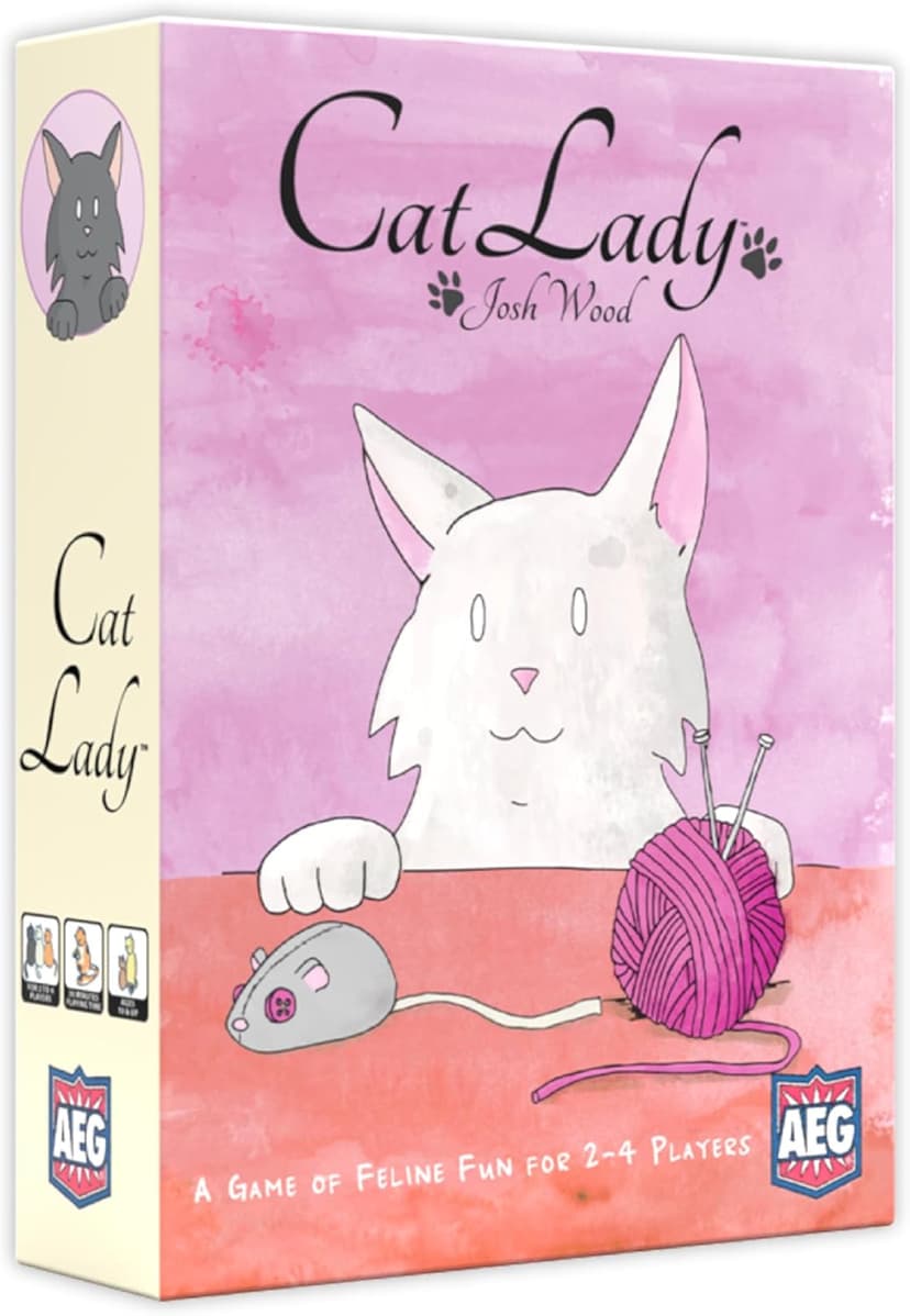 AEG Alderac Entertainment - Cat Lady - Card Game - Base Game - for 2-4 Players - from Ages 8+ - English - 1