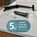 Philips Bodygroom série 5000 - Tondeuse pour hommes avec Triple protection, taille des poils et rasage des zones intimes, accessoire pliant pour le dos, 100% étanche, autonomie de 100 min, BG5480/15 - 9