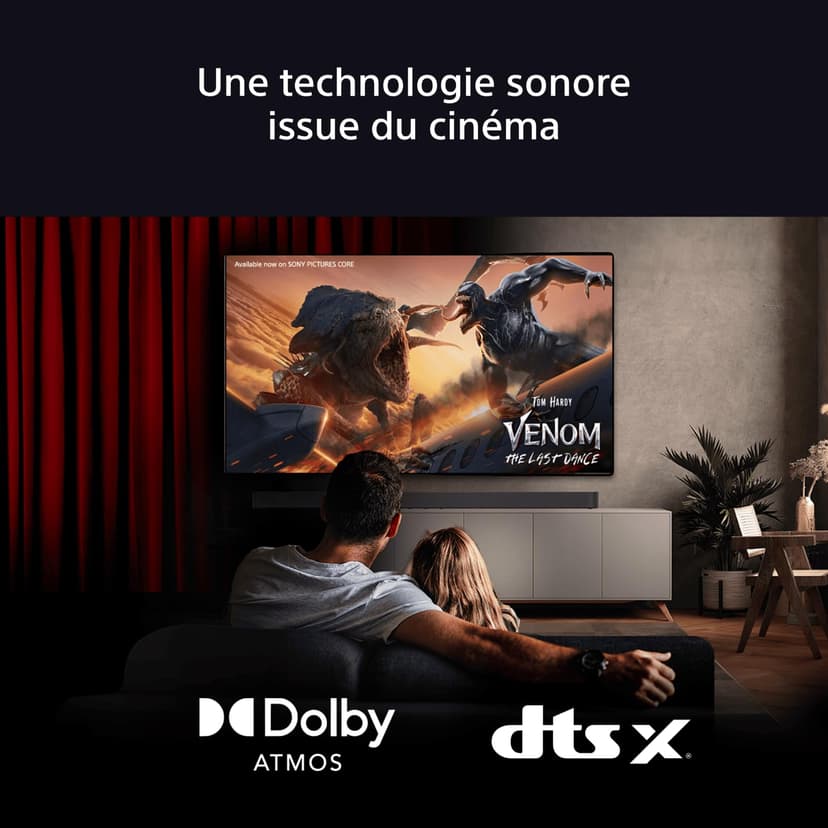 Sony BRAVIA Theatre System 6 (5.1-channel surround sound, 1000 W, with rear speaker and subwoofer, Dolby Atmos, DTS:X, AI Voice Zoom 3 with BRAVIA TV, DSEE, multi-stereo party mode) Black - 7