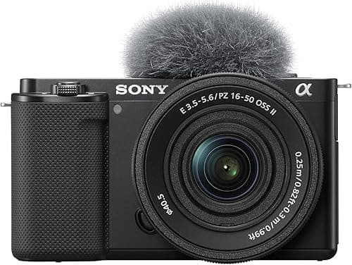 Sony ZV-E10K Mirrorless Vlog Camera with 16-50mm II Lens (APS-C Sensor, 4K Video, Flip Screen, Real-Time Eye AF, Ideal for Content Creators)