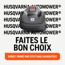 Husqvarna Robot Tondeuse Automower Aspire R4 pour 400 m² de Surface I Tondeuse à Gazon sans Fil Robot contrôle Via l'application Connect (avec Commande vocale, Wi-FI, Bluetooth) avec kit - 7