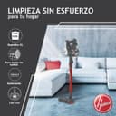 Hoover H-FREE 100 HF122GPT - Cordless Stick Vacuum, Cyclonic, Pet Bristle Brush, Removable 22V Lithium Battery, 40min, 0.9L, LED Lights, 2 Speeds - 2