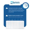 BMM Matelas Ortho Medic 140x200 cm avec Noyau à Ressorts ensachés Niveau de fermeté H2/certifié Öko-Tex/Matelas Ergonomique à 7 Zones Hauteur 21 cm/Matelas de Conception Allemande - 3