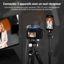 NEEWER CM28 Pro Système de Microphone Cravate sans Fil avec étui de Chargement 48 kHz 16 Bits Audio Non compressé Suppression du Bruit 4 Go de Stockage 9 Heures d'enregistrement - 2