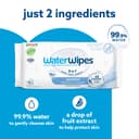 WaterWipes Sensitive+ Newborn & Baby Wipes, 720 Count (12 Packs), 3-In-1 Cleans, Cares, Protects, 99.9% Water, Unscented - 4
