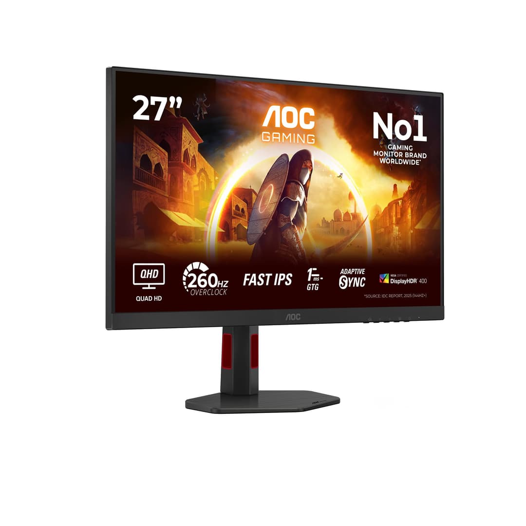 AOC Gaming Moniteur Q27G4ZR 27 Pouce 260Hz, Fast IPS Dall…