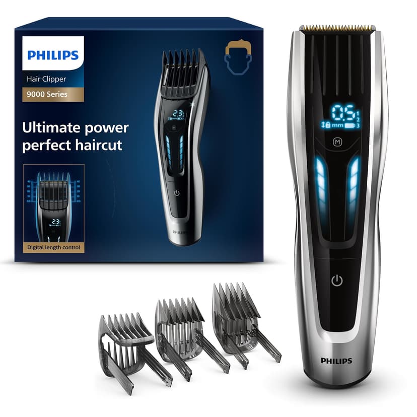 Philips Tondeuse à Cheveux avec Interface à Balayage Tactile Série 9000, (Modèle HC9450/15) - 1