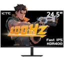 KTC 24.5 inch 400Hz 240Hz Gaming Monitor | Fast IPS 1ms | FHD 1080P Monitor | HDR 400 128% sRGB | HDMI x2, DP x2 |Tilt Adjustability VESA Monitors Black H25X7 - 1