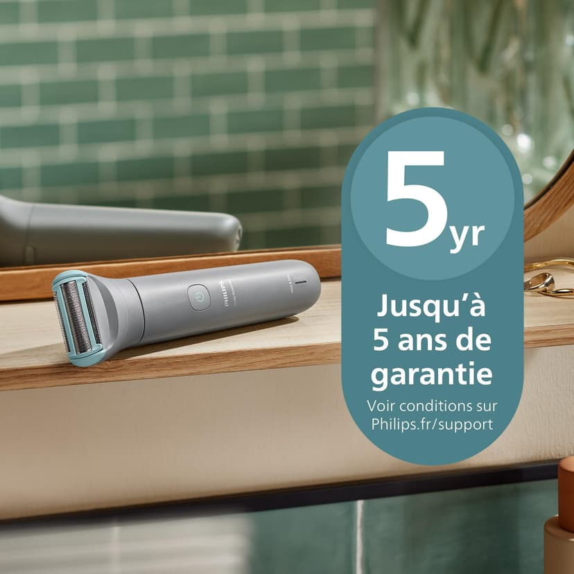 Philips Bodygroom série 3000 - Tondeuse pour hommes avec Triple protection, taille des poils et rasage des zones intimes, rasage de près qui respecte la peau, 100% étanche, autonomie 80 min, BG3480/15 - 10