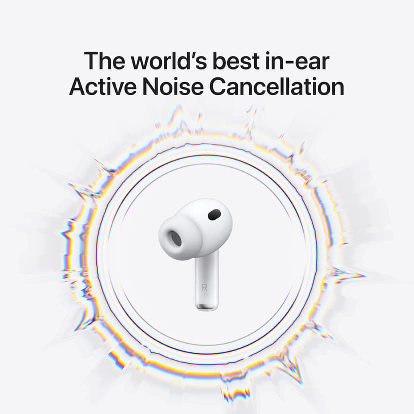 Apple AirPods Pro 3 Wireless Earbuds, Active Noise Cancellation, Live Translation, Heart Rate Sensing, Hearing Aid Feature, Bluetooth Headphones, Spatial Audio, High‑Fidelity Sound, USB‑C Charging - 2