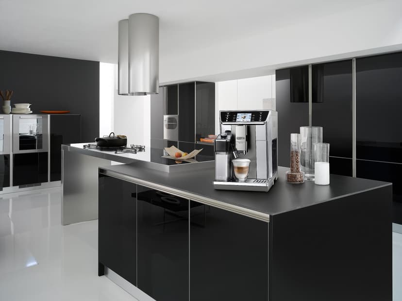 De'Longhi Prima Donna Elite ECAM 656.55. MS Machine à café entièrement automatique (3,5 Écran couleur TFT, système Lait intégré, App Contrôle, acier inoxydable, fonction de 2 tasses avant) Argent - 2
