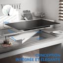 Hermitlux Induction Hob with 4 Recessed Burns, 77 cm, 7000 W, Flex Zone, 9 Power Levels, Booster Function, Timer, Child Lock - 2