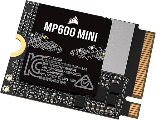 Corsair MP600 Mini 2 to M.2 2230 NVMe PCIe x4 Gen4 SSD – …