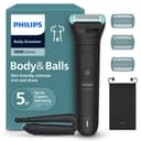 Philips Bodygroom série 5000 - Tondeuse pour hommes avec Triple protection, taille des poils et rasage des zones intimes, accessoire pliant pour le dos, 100% étanche, autonomie de 100 min, BG5480/15 - 1