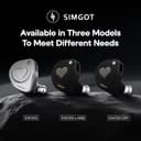 HIFIXAUDIO SIMGOT EW300 in Ear Monitor, 1DD+1Planar+1PZT Hybrid Driver IEM Earphones, HiFi Wired Earbuds with Detachable Nozzles, Gaming Earbuds with OFC IEM Cable for Audiophiles (SIMGOT-EW300) - 6