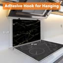 Nardea Protection Plaque de Cuisson Vitrocéramique (Black-1) - 5