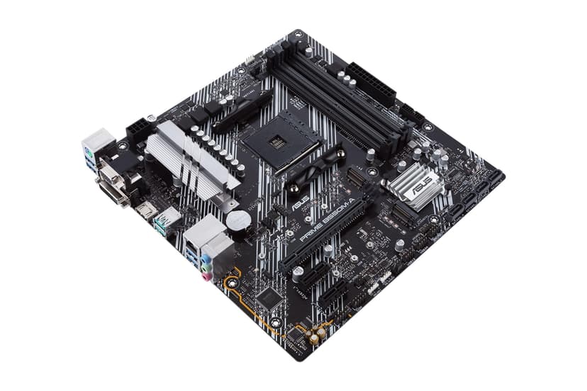 ASUS PRIME B550M-A - Motherboard - micro ATX - Socket AM4 - AMD B550 Chipset - USB 3.2 Gen 1, USB 3.2 Gen 2 - Gigabit LAN - onboard graphic - 4