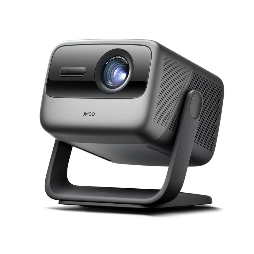 JMGO N1S Ultra 4K Triple Laser Projector with WiFi and Bluetooth, 3000 ANSI Lumens, 360° Sensorless Picture Correction, 180", HDR10, 20W Dolby Digital Plus, Smart and Portable - 1