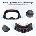 AMVR FC4A Face Cover Pad Interface Faciale Compatible avec Meta/Oculus Quest 3, Coussin en Soie Glace avec Design Ventilateur, pour Bandeau Halo avec Ventilateur (non compatible avec Quest 3S) - 4
