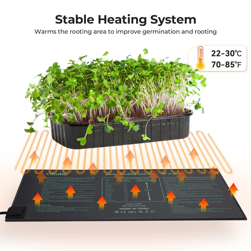 Ohuhu Seedling Heat Mat 2 Pack - 3