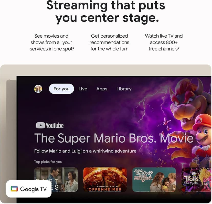 Google TV Streamer (4K) - Streaming Entertainment in 4K HDR - 4