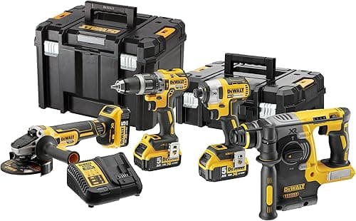 DEWALT 18V XR Brushless Kit, 3X 5Ah (4 pc.), DCK422P3T-QW