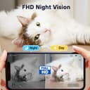 Enabot EBO SE Pet Robotic Camera with Wheels, 1080P Indoor Surveillance Camera, Auto Cruise, Two-Way Audio and Night Vision - 4